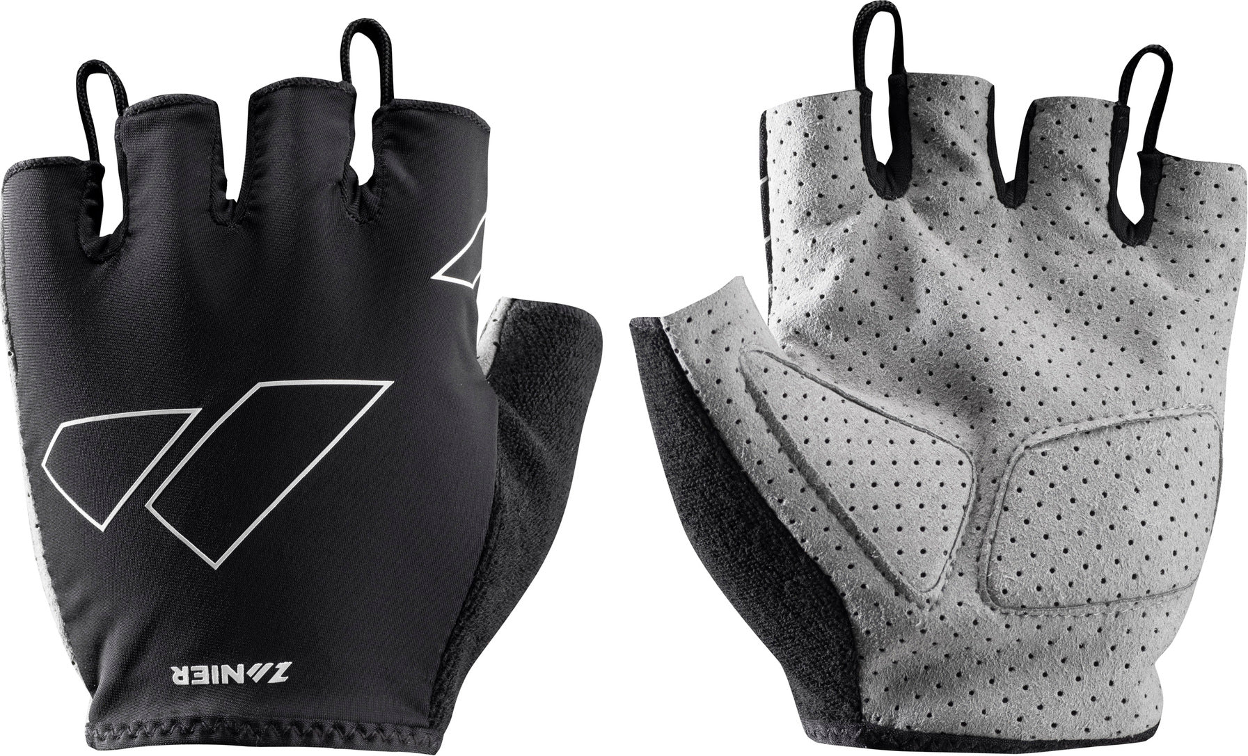 zanier-pedelec-radhandschuhe-schwarz-gel-polster-sommer image 2