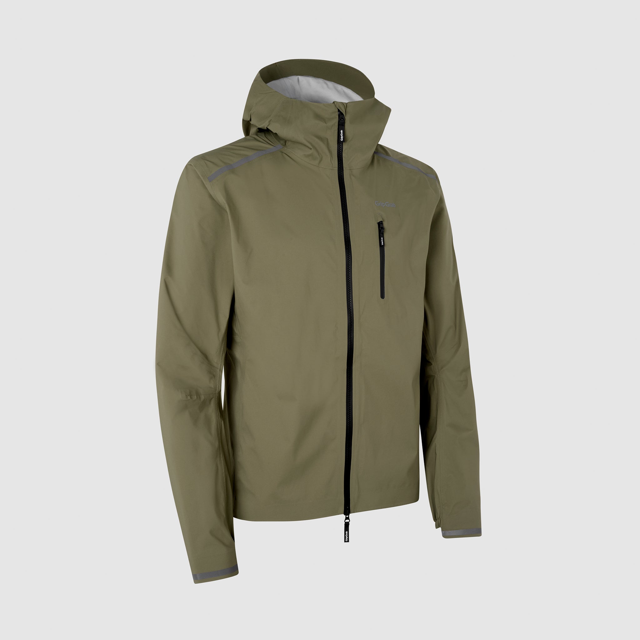 gripgrab-explr-regenjacke-olive-green-wasserdicht-leicht image 1