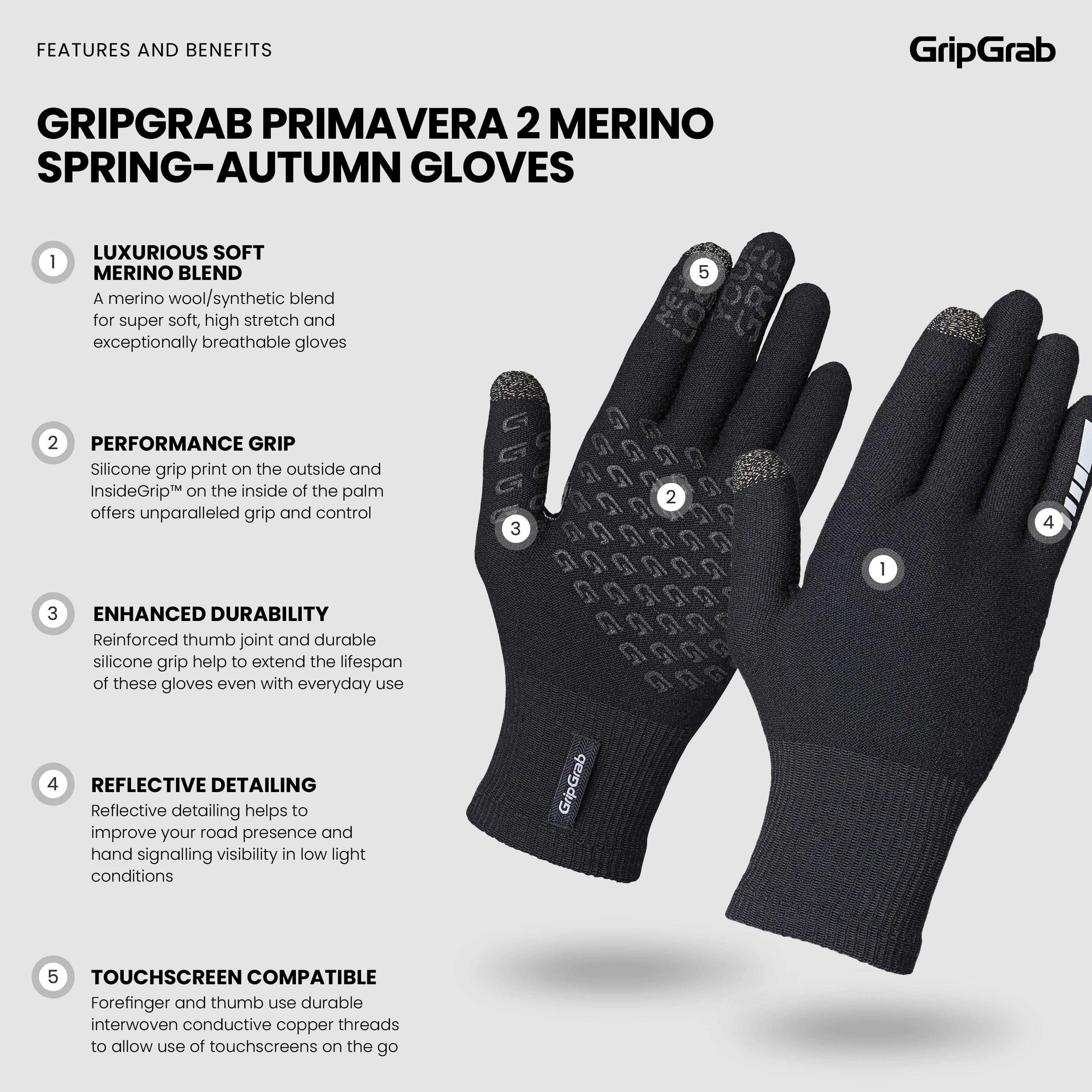 gripgrab-pacr-primavera-2-merino-fahrradhandschuhe-schwarz-touch image 6