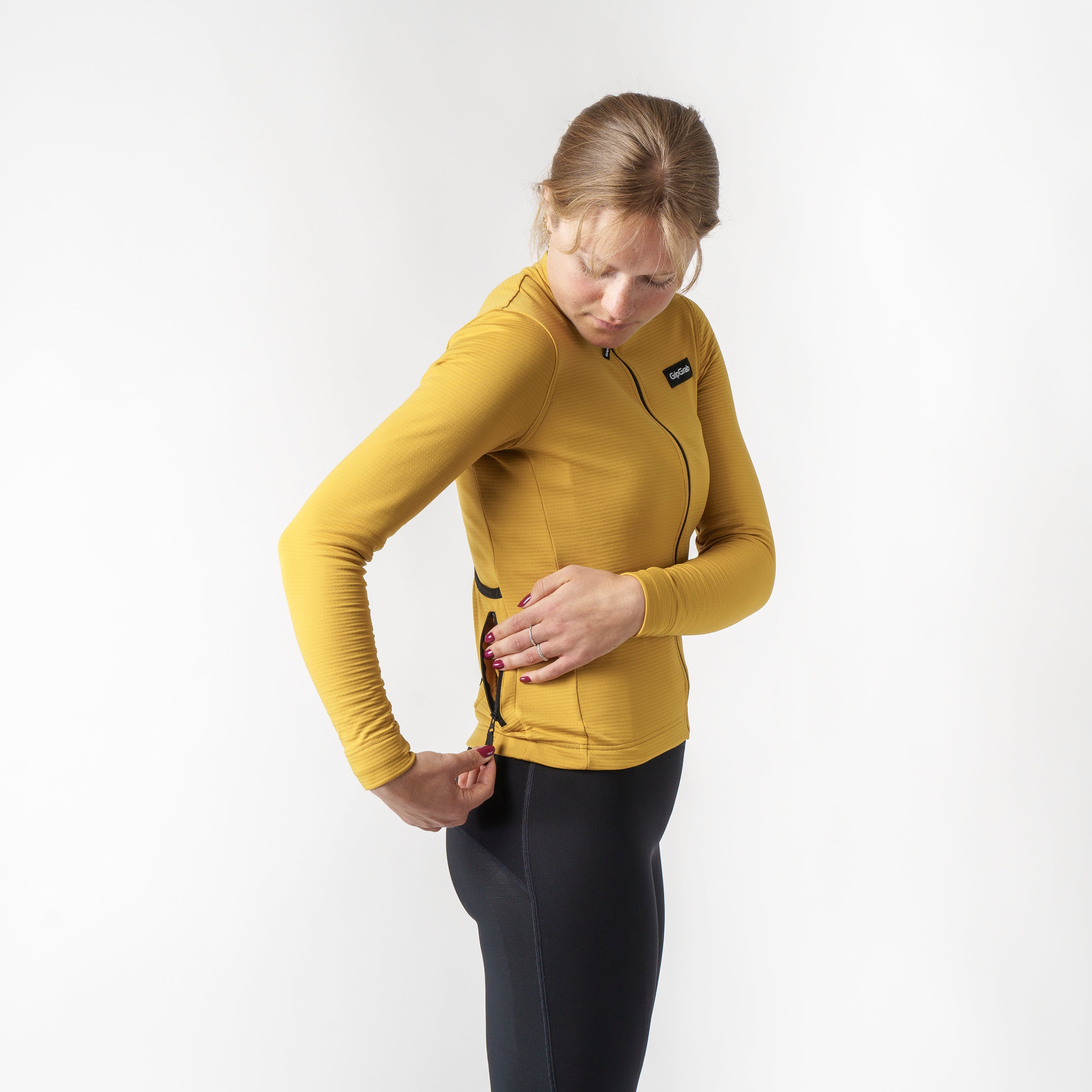 gripgrab-explr-merinotech-trikot-mustard-yellow-merino-langarm image 4